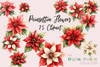 Poinsettia Clipart Bundle