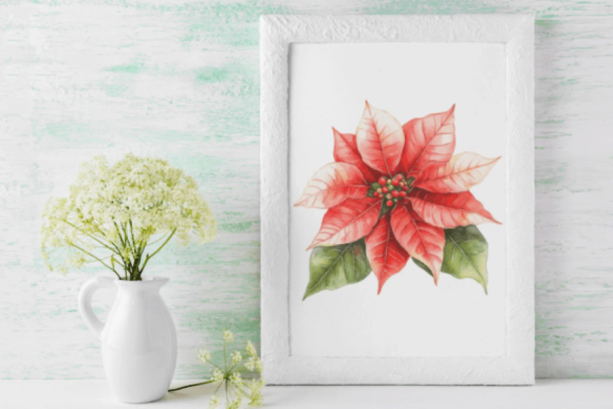 Poinsettia Clipart Bundle - CraftNest - Digital Crafting and Art