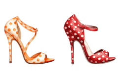 Polka Dot High Heels Clipart Bundle - CraftNest - Digital Crafting and Art