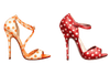 Polka Dot High Heels Clipart Bundle