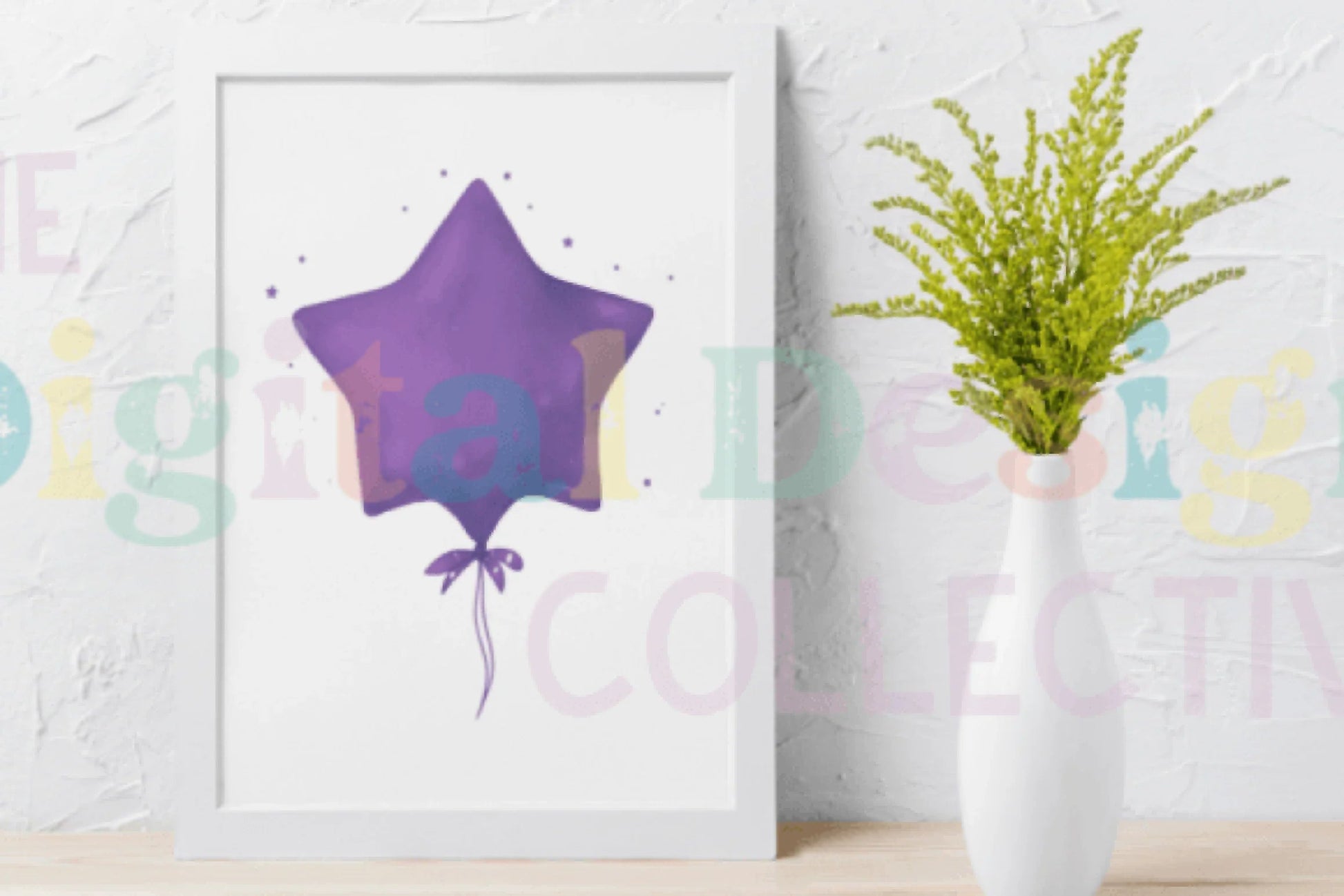Purple Birthday Balloons Celebration Clipart Bundle - CraftNest - Digital Crafting and Art