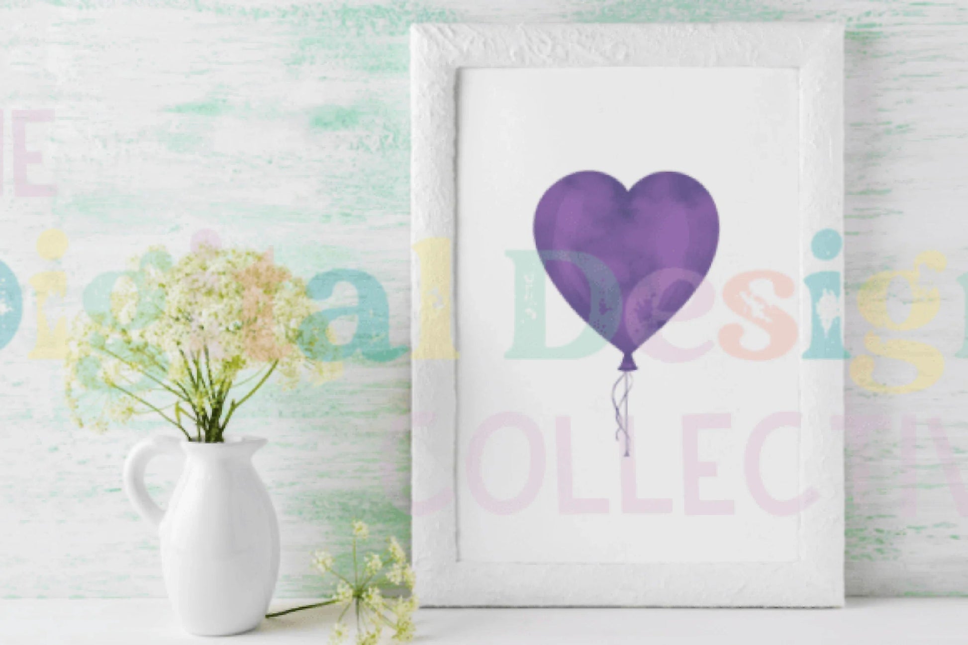 Purple Birthday Balloons Celebration Clipart Bundle - CraftNest - Digital Crafting and Art