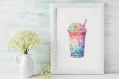 Rainbow Boba Bundle - CraftNest - Digital Crafting and Art