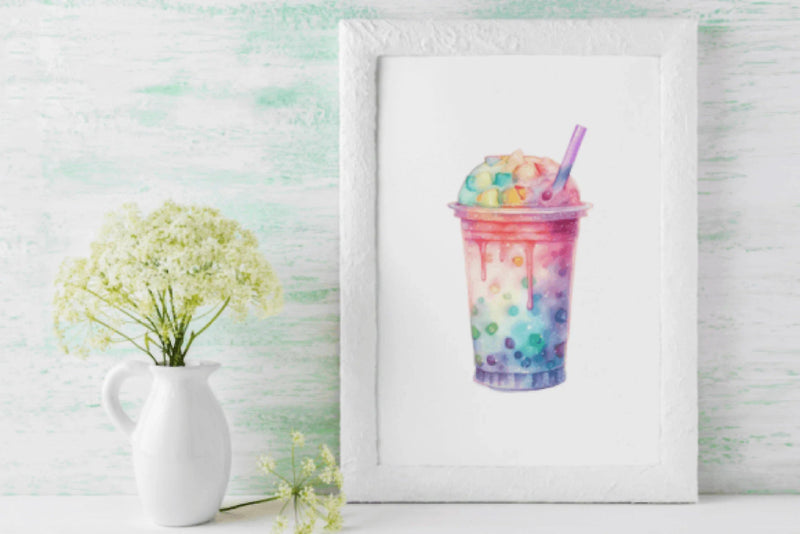 Rainbow Boba Bundle - CraftNest - Digital Crafting and Art