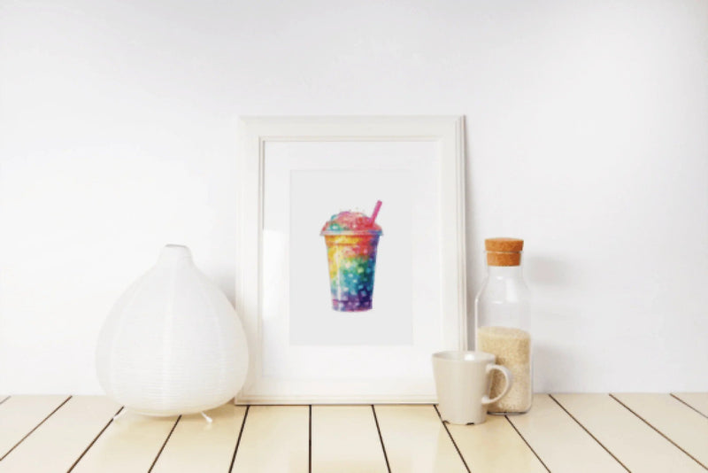 Rainbow Boba Drinks Clipart Bundle - CraftNest - Digital Crafting and Art