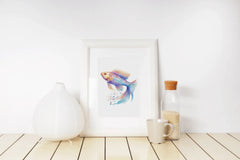 Vibrant Rainbow Fish Illustration Clipart Bundle - CraftNest - Digital Crafting and Art