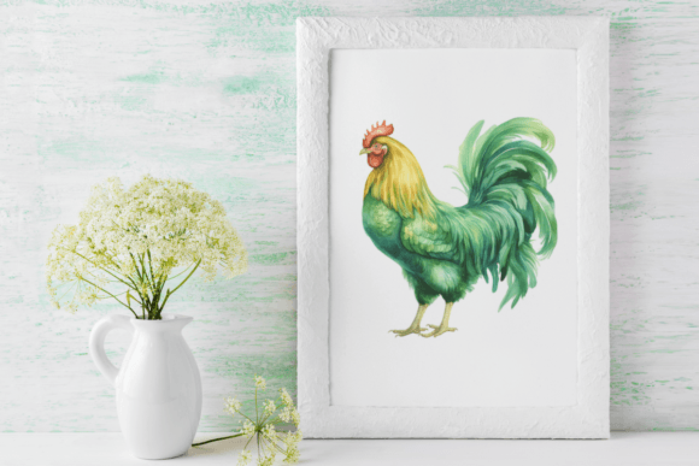 St. Patrick's Day Chickens Clipart Bundle