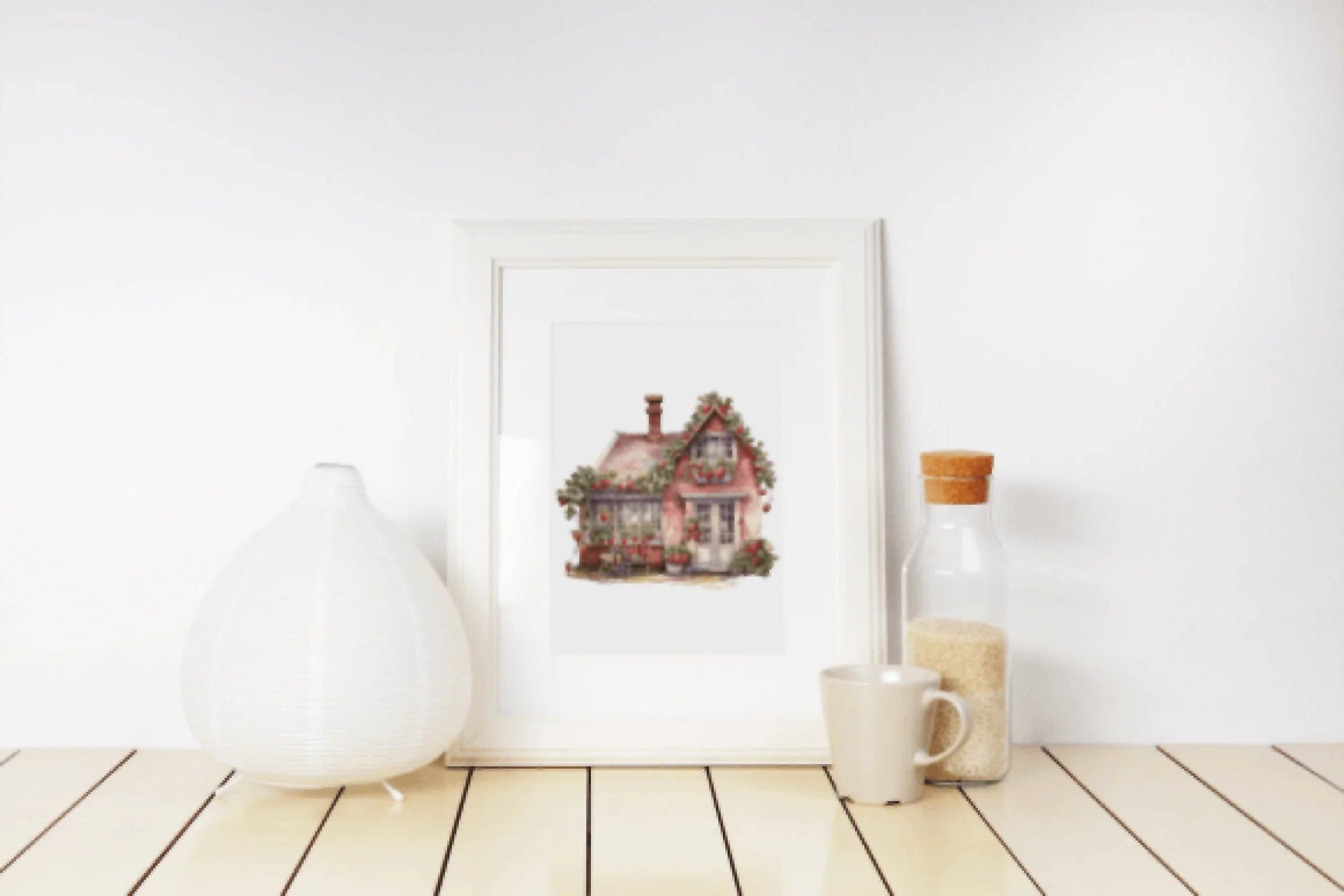 Charming Strawberry House Clipart Bundle - CraftNest - Digital Crafting and Art