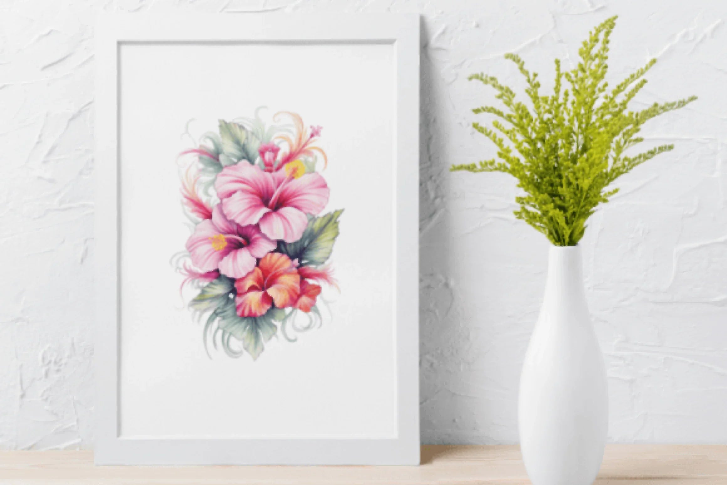Tropical Flowers Clipart Set - CraftNest - Digital Crafting and Art