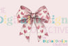 Charming Valentine Bow Clipart Bundle
