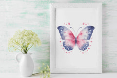 Valentine's Day Butterfly Clipart Bundle - CraftNest - Digital Crafting and Art