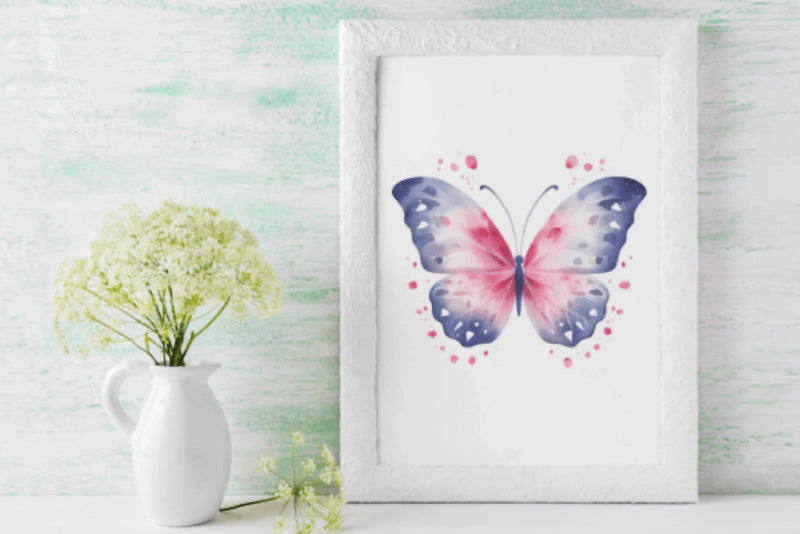 Valentine's Day Butterfly Clipart Bundle - CraftNest - Digital Crafting and Art