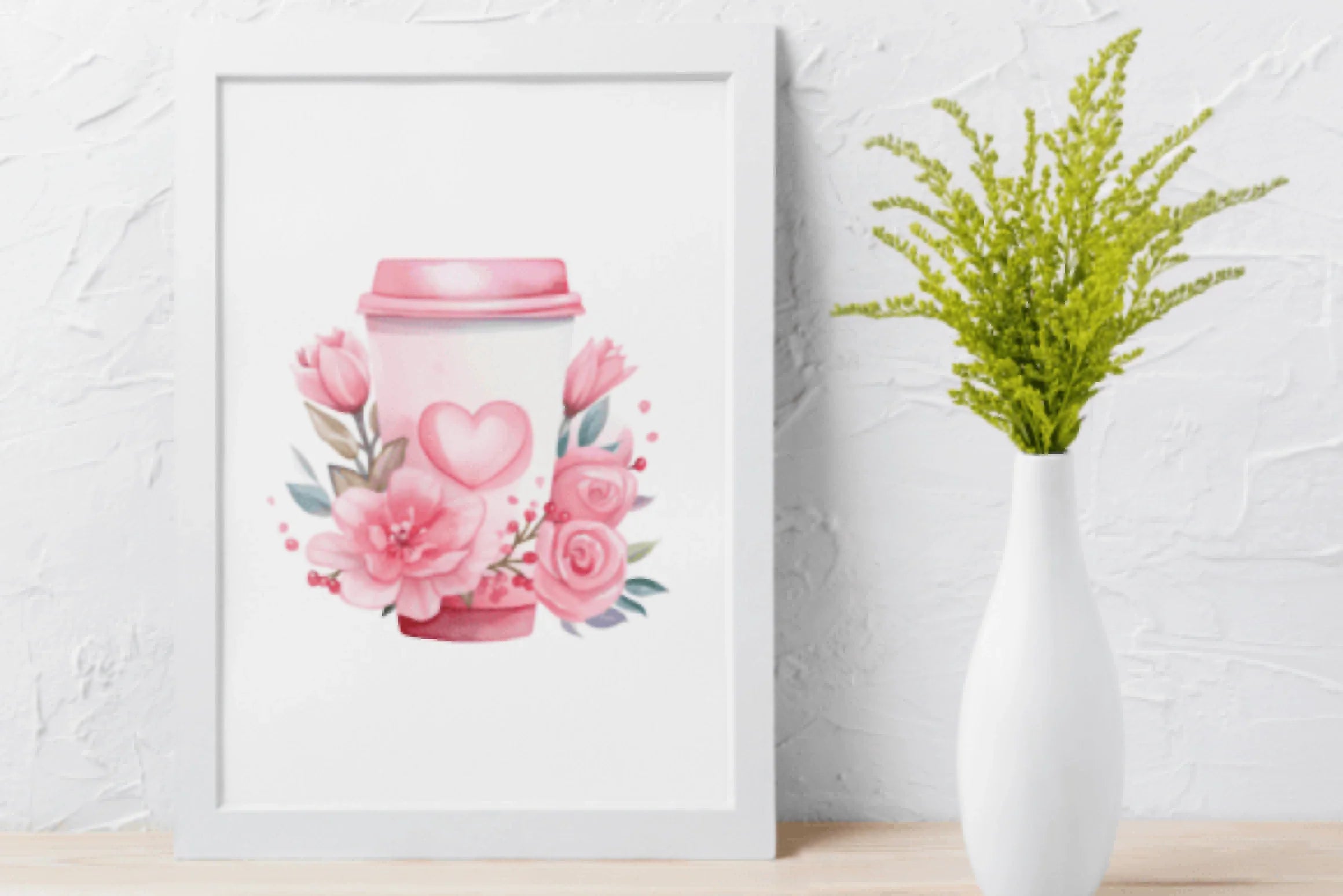 Valentine's Day Coffee Clipart Bundle - CraftNest - Digital Crafting and Art