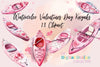 Valentine's Day Kayak Clipart Bundle