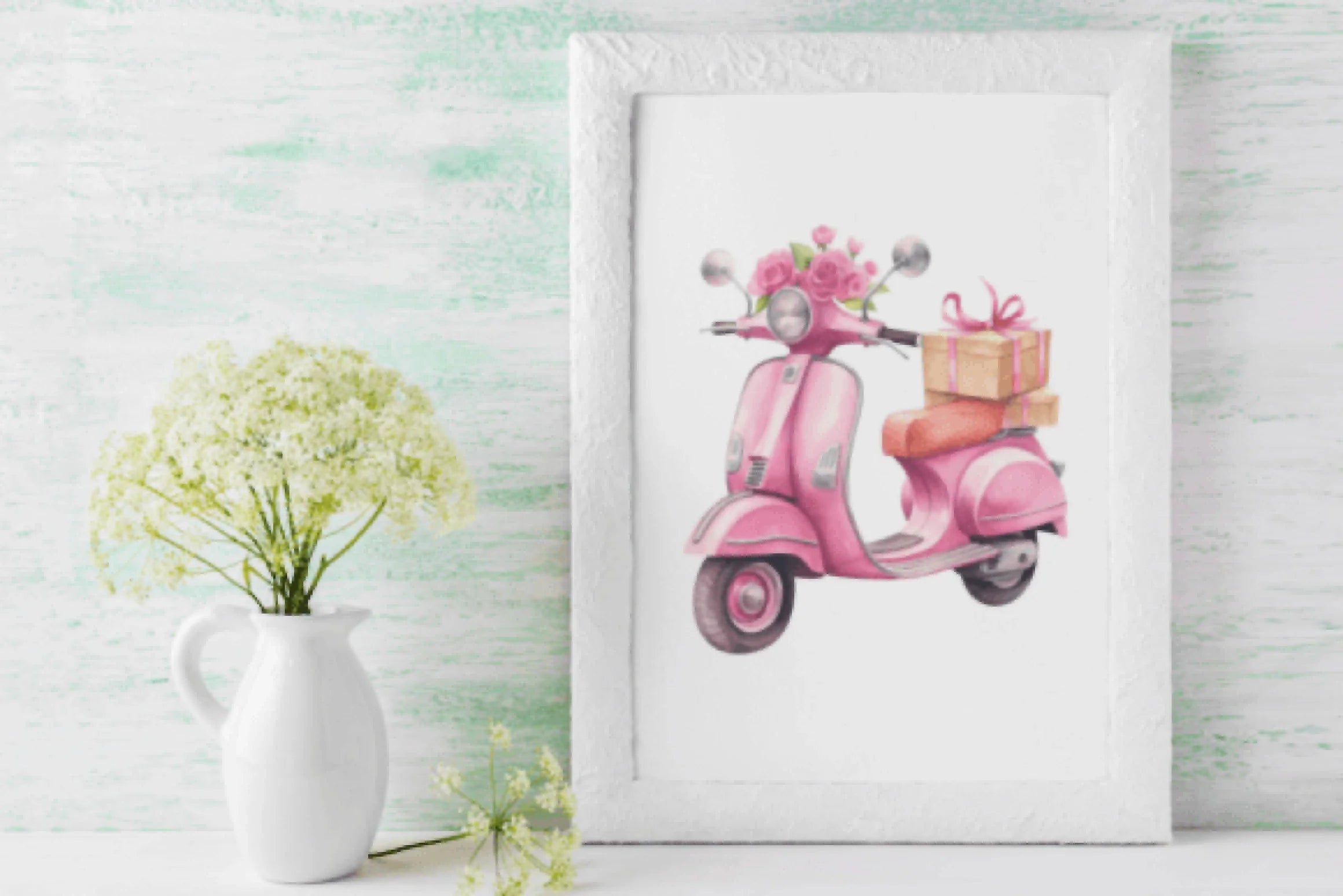 Valentine's Day Scooter Clipart Bundle - CraftNest - Digital Crafting and Art