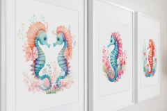 Valentine's Day Seahorses Art Clipart Bundle - CraftNest - Digital Crafting and Art