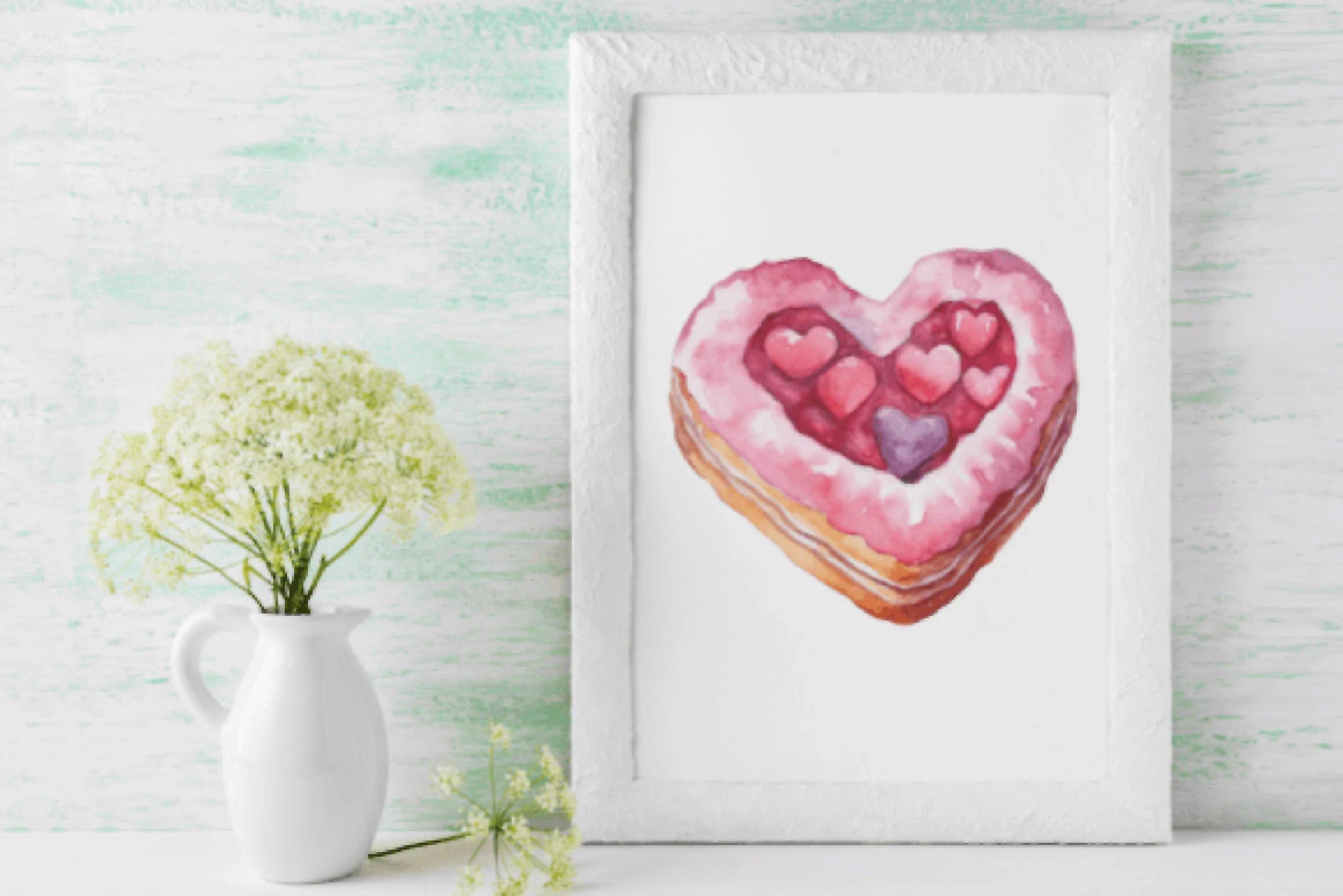 Valentine's Pastries Clipart Bundle - CraftNest - Digital Crafting and Art