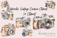 Vintage Camera Clipart Bundle - CraftNest - Digital Crafting and Art