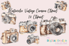 Vintage Camera Clipart Bundle