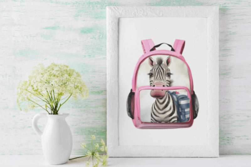 Zoo Animal Backpack Clipart Bundle - CraftNest - Digital Crafting and Art