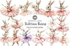 Ballerina Bunny Clipart Bundle