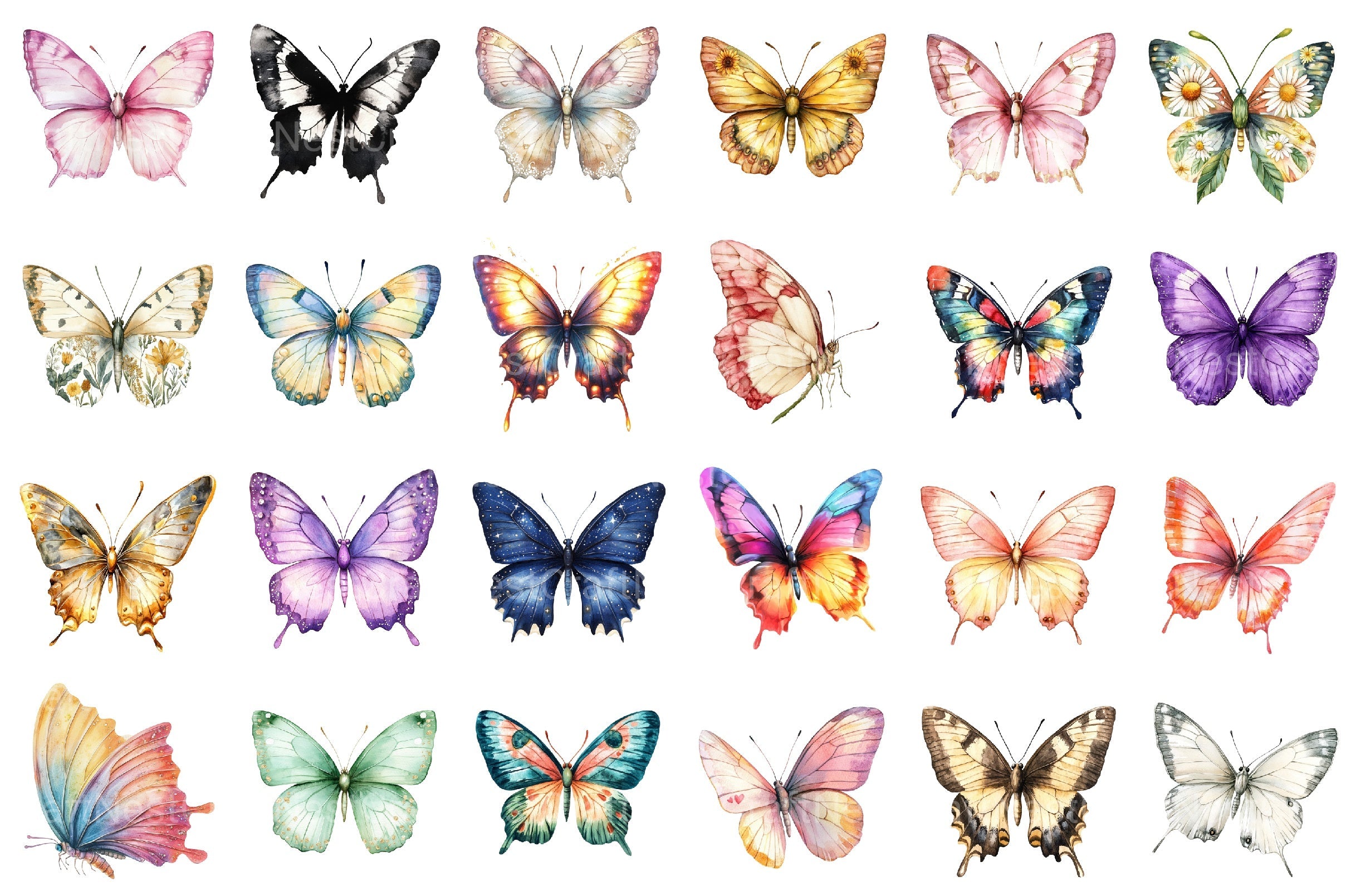 Butterfly Clipart Bundle 26