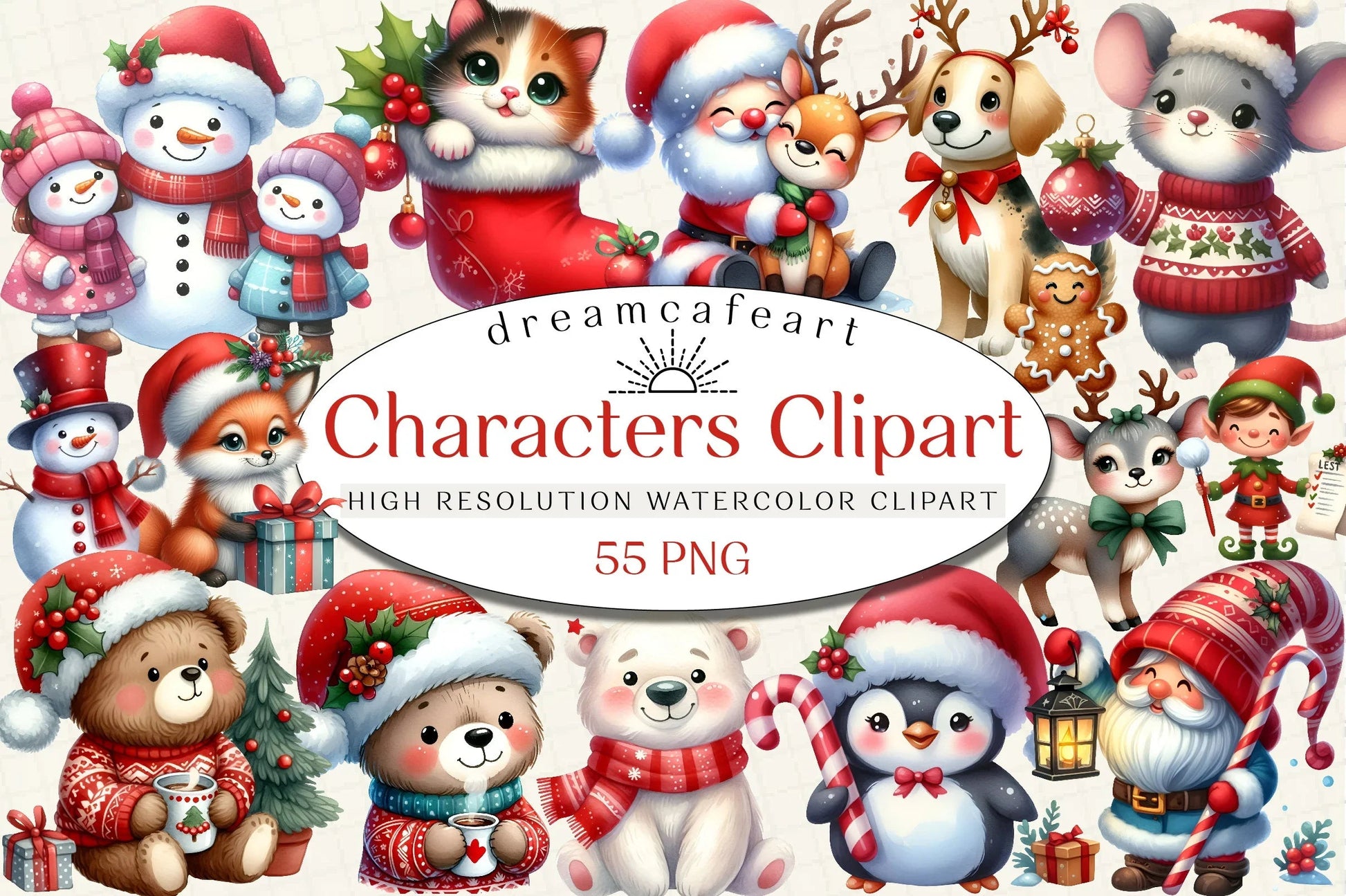 Characters Clipart Bundle - CraftNest - Digital Crafting and Art