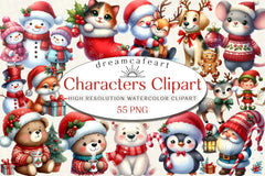 Characters Clipart Bundle - CraftNest - Digital Crafting and Art