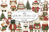Christmas Cat Clipart Bundle
