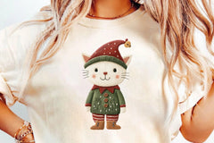 Christmas Cat Clipart Bundle - CraftNest - Digital Crafting and Art