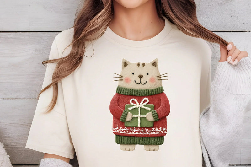 Christmas Cat Clipart Bundle - CraftNest - Digital Crafting and Art