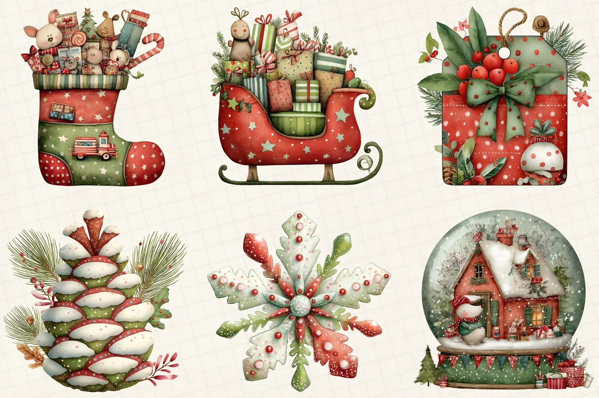 Christmas Clipart Bundle - CraftNest - Digital Crafting and Art