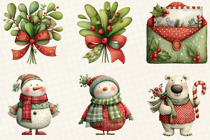 Christmas Clipart Bundle - CraftNest - Digital Crafting and Art