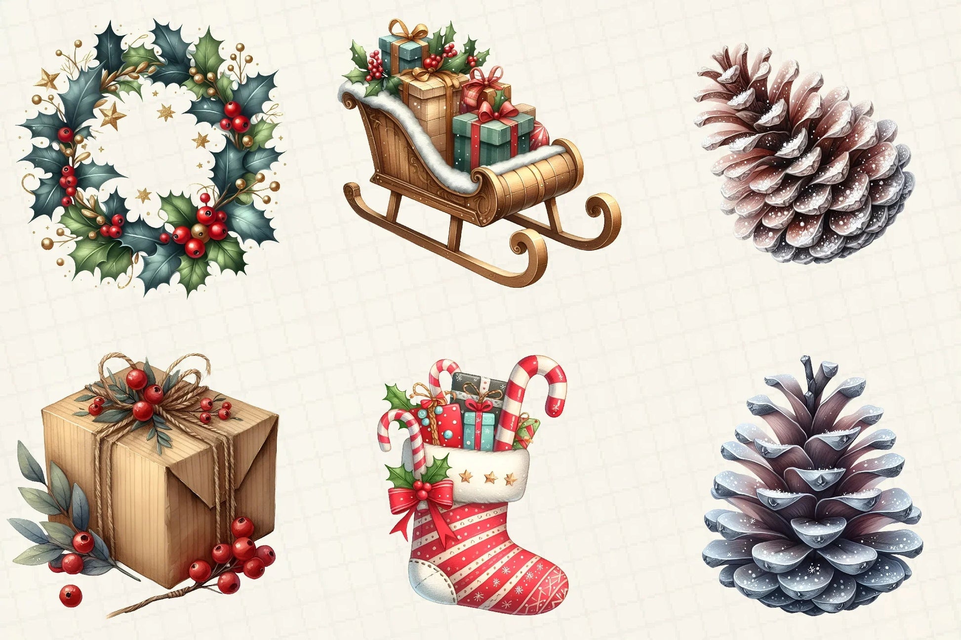 Christmas Clipart Bundle - CraftNest - Digital Crafting and Art