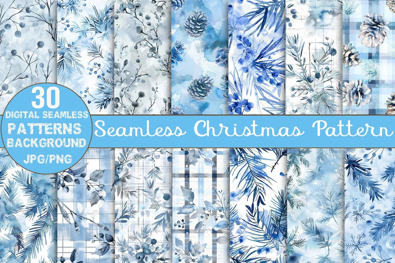 Christmas Pattern Set Clipart Bundle - CraftNest - Digital Crafting and Art