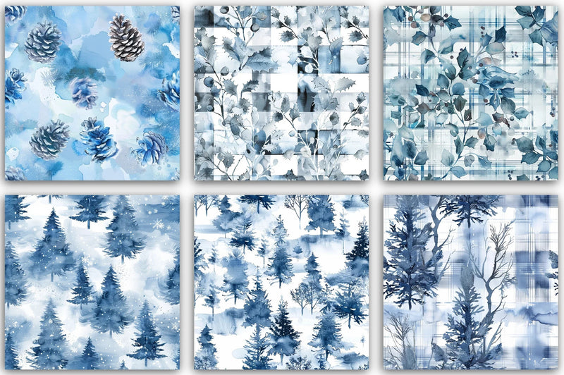 Christmas Pattern Set Clipart Bundle - CraftNest - Digital Crafting and Art