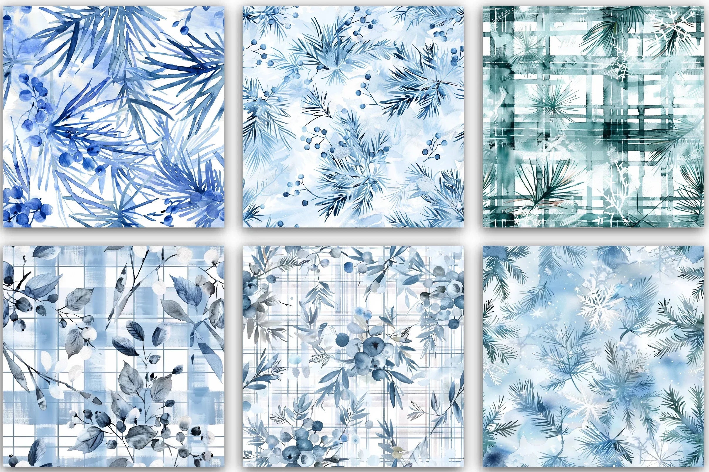 Christmas Pattern Set Clipart Bundle - CraftNest - Digital Crafting and Art