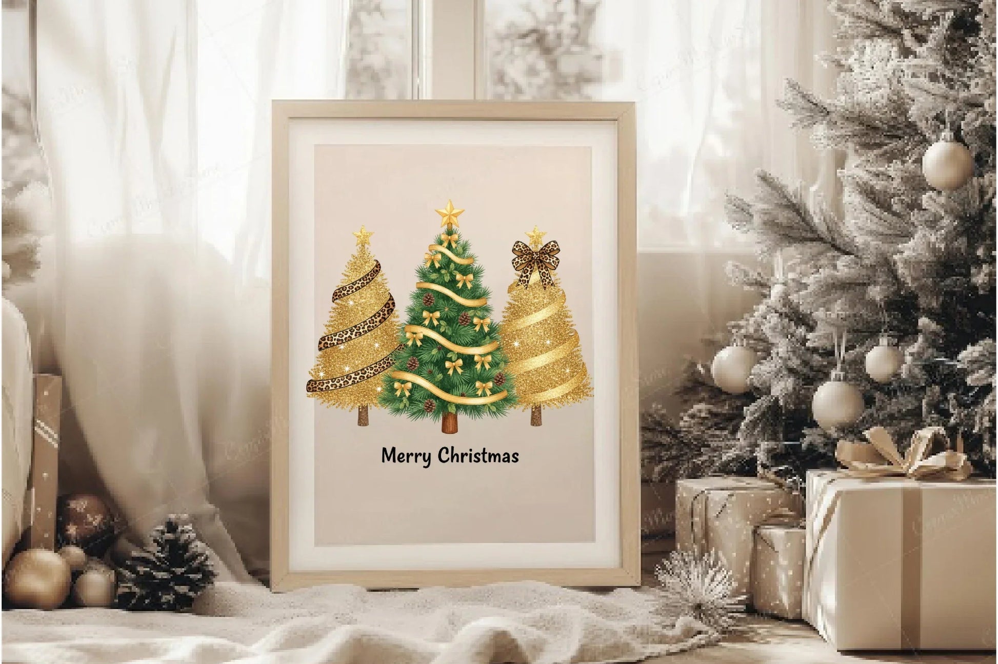 Christmas Tree Bow Clipart Bundle - CraftNest - Digital Crafting and Art
