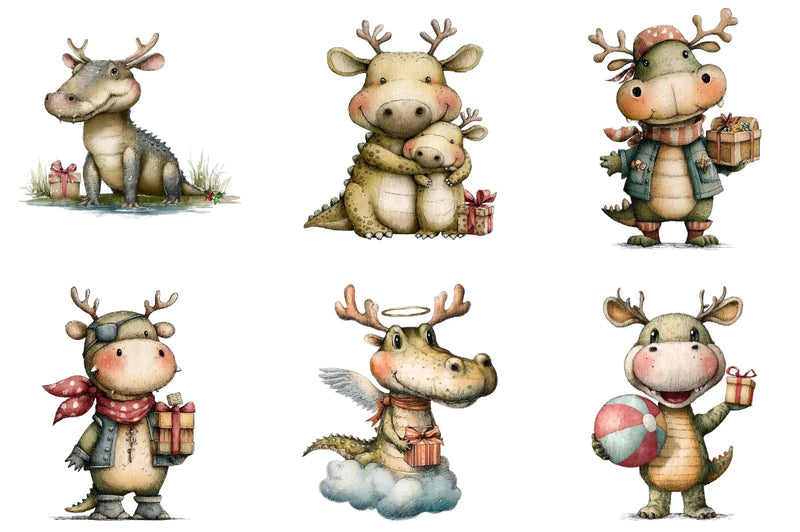 Crocodile Clipart Bundle - CraftNest - Digital Crafting and Art