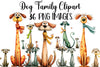 Dog Family Clipart Bundle