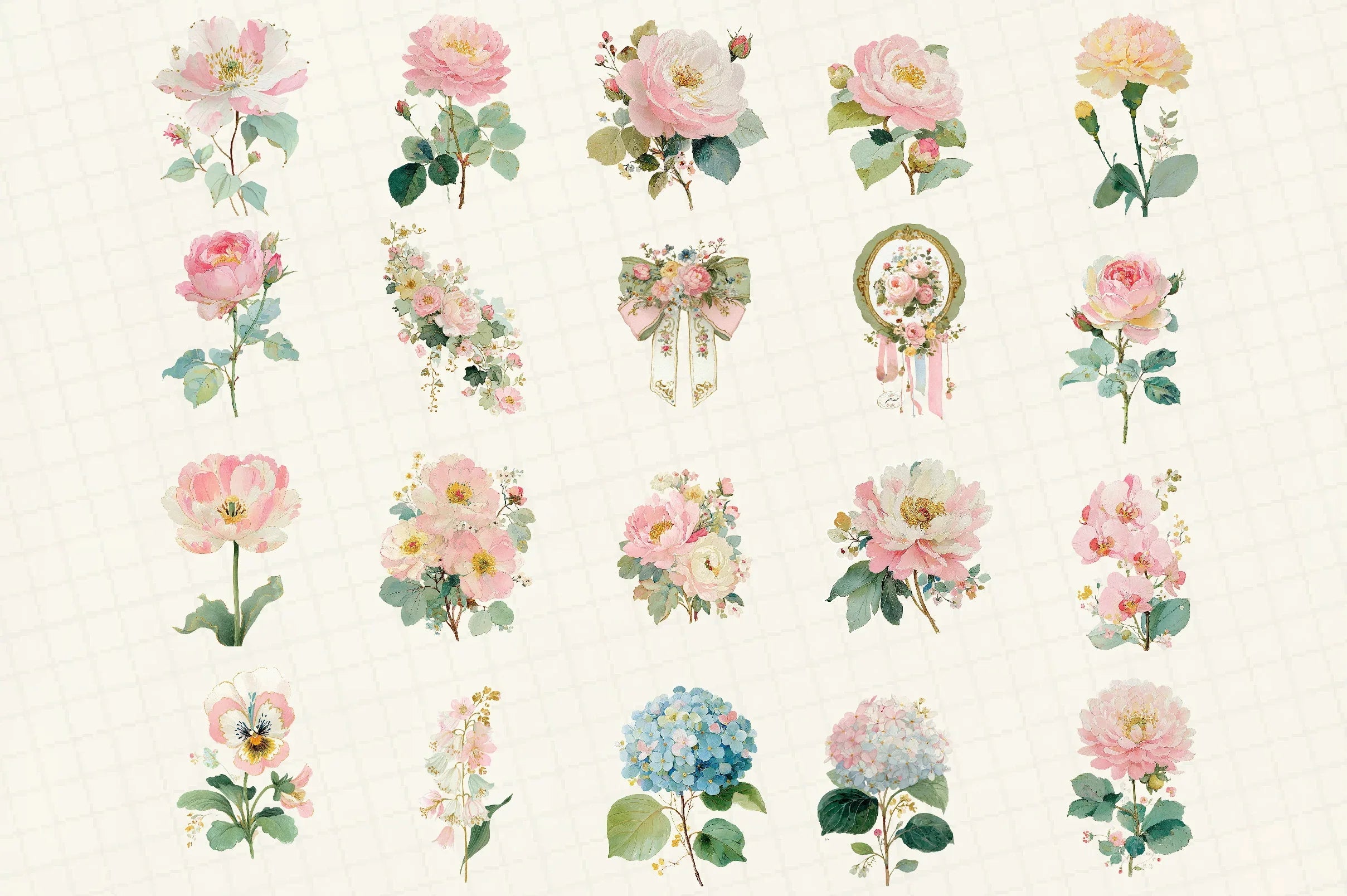 Floral Clipart Bundle - CraftNest - Digital Crafting and Art
