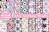Floral Seamless Pattern Set Digital Paper