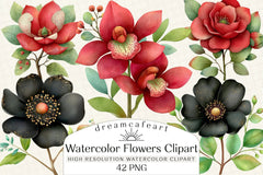 Flowers Clipart Bundle - CraftNest - Digital Crafting and Art
