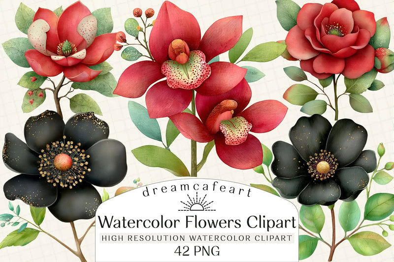 Flowers Clipart Bundle - CraftNest - Digital Crafting and Art