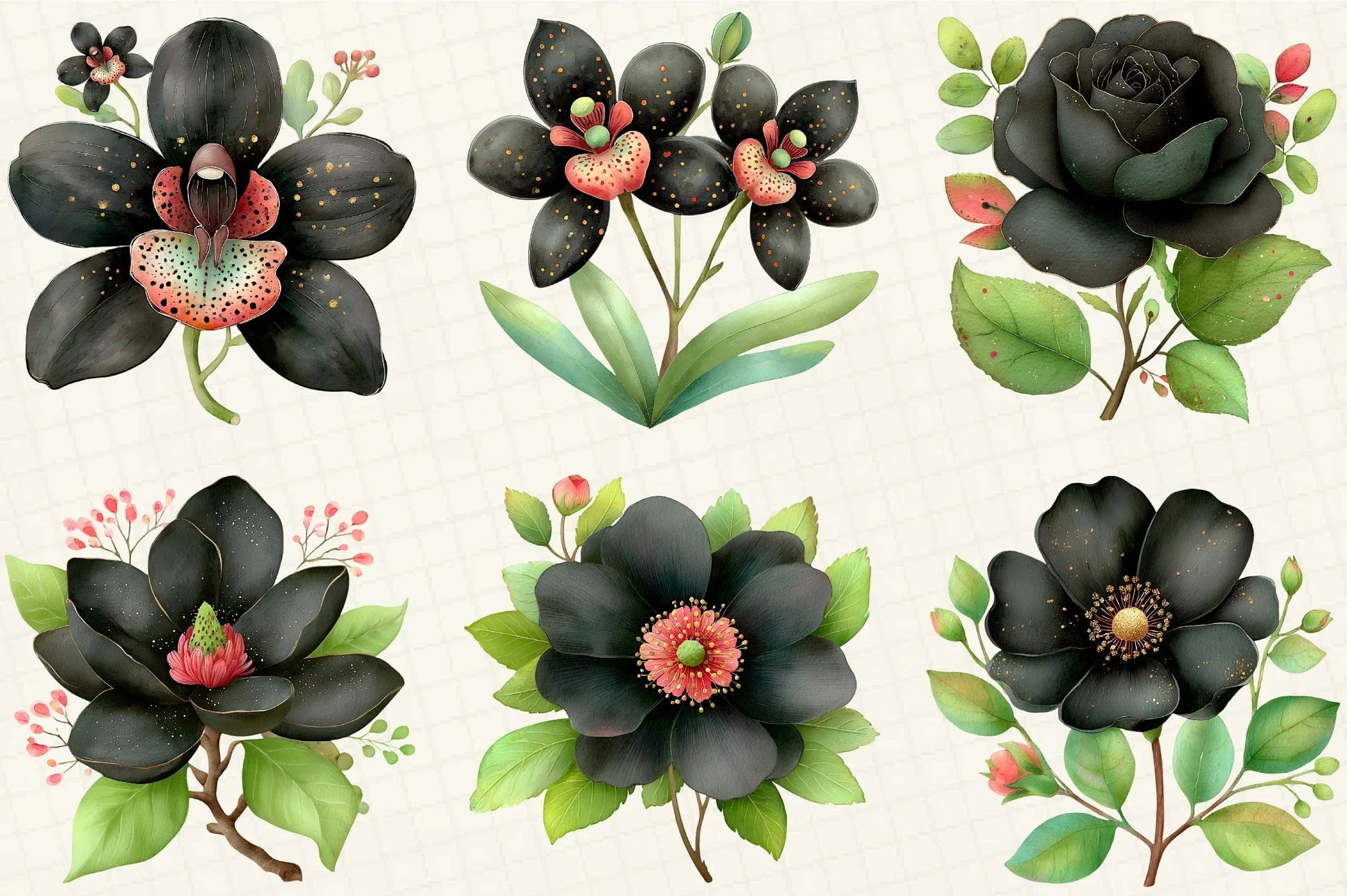 Flowers Clipart Bundle - CraftNest - Digital Crafting and Art