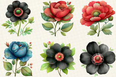 Flowers Clipart Bundle - CraftNest - Digital Crafting and Art