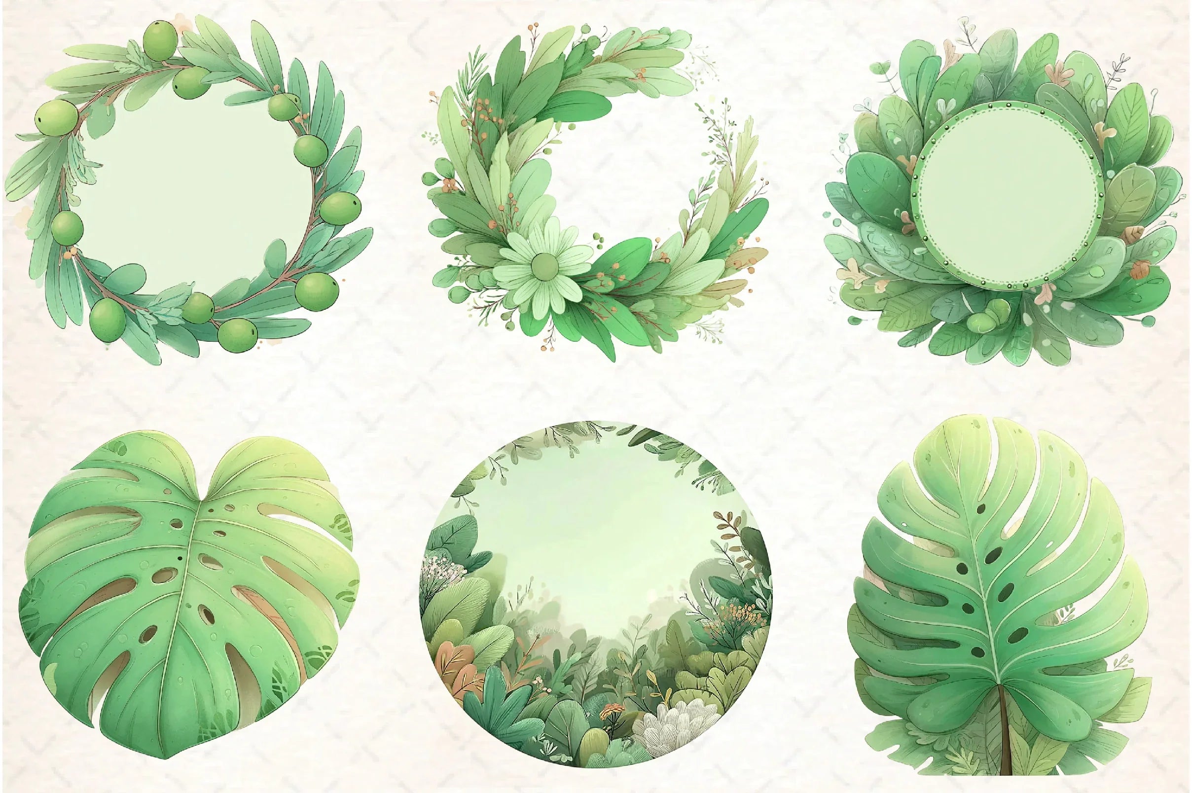 Foliage Clipart Bundle - CraftNest - Digital Crafting and Art