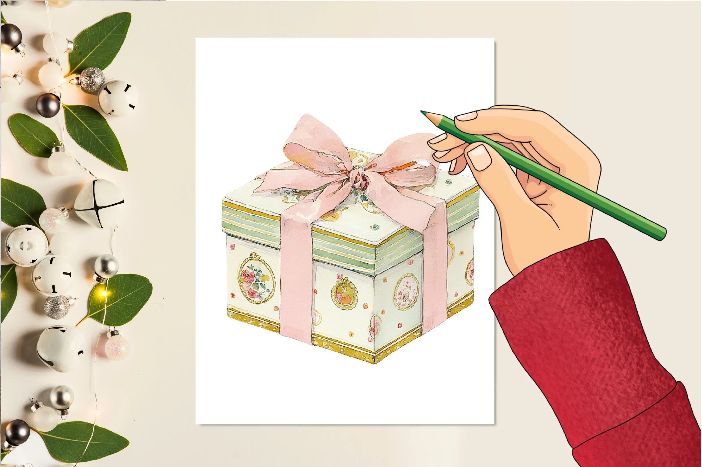 Pastel Rococo Clipart Bundle Set - CraftNest - Digital Crafting and Art