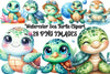 Sea Turtle Clipart Bundle