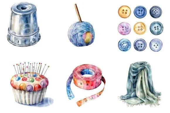 Seamstress Clipart Bundle 2 - CraftNest - Digital Crafting and Art